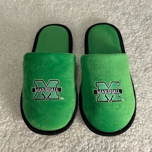 Marshall University Green Slide Slippers Herd Collegiate Fangeear Size Men’s M
